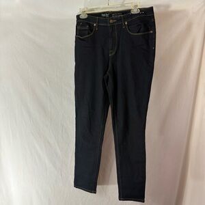 Mossimo Supply Co Blue High Rise Skinny Jeans Sleek Fit